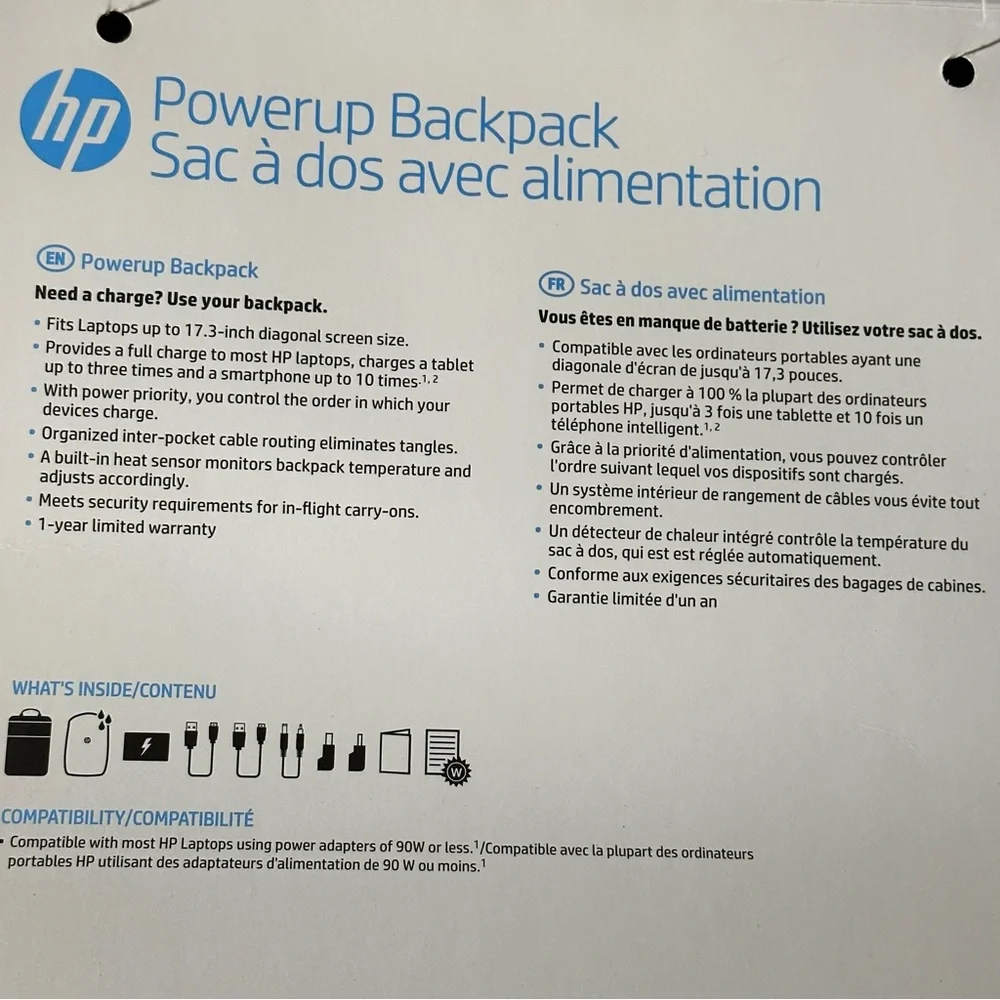 HP PowerUp Backpack
